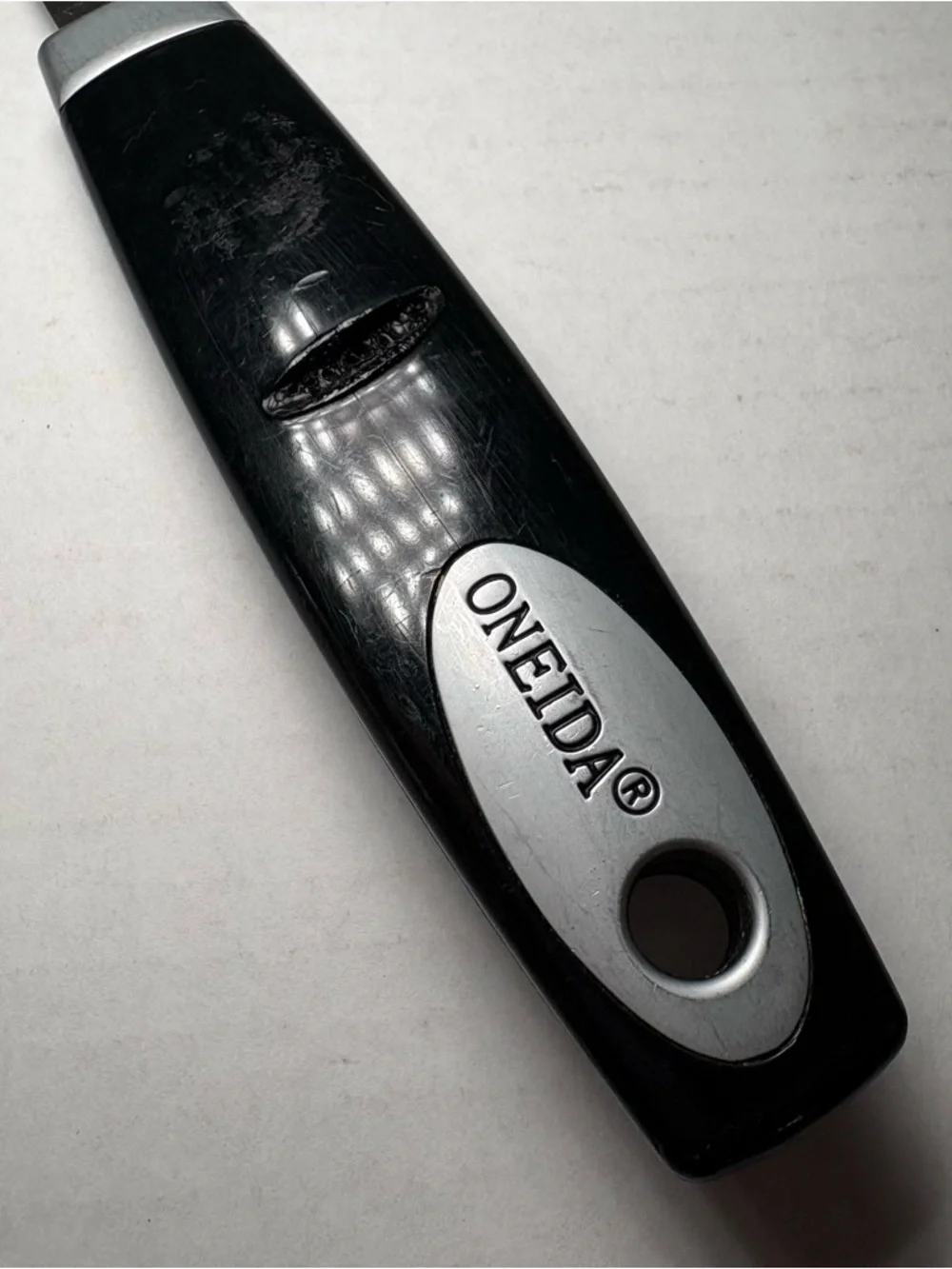 Oneida Stainless Steel Plastic Handle Slotted Spatula Turner